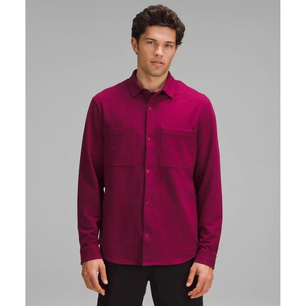 Men's Size Large -Lululemon Stretch French TerryOvershirt M3F85S DELX (MRP $128)